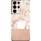 White Rose Gold Marble Galaxy S21 Ultra 5G Skin